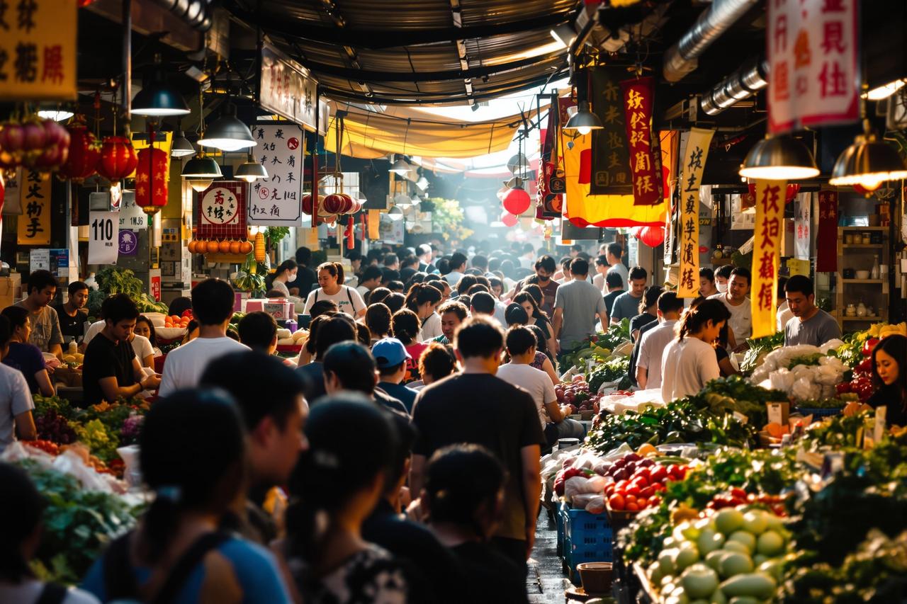 51吃瓜官网 - 某地菜市场突发纠纷，围观群众拍下全过程